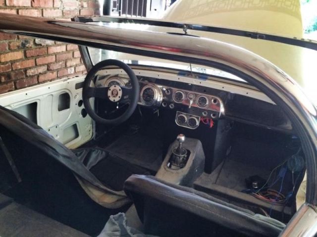 1965 White Austin Healey Sprite Convertible