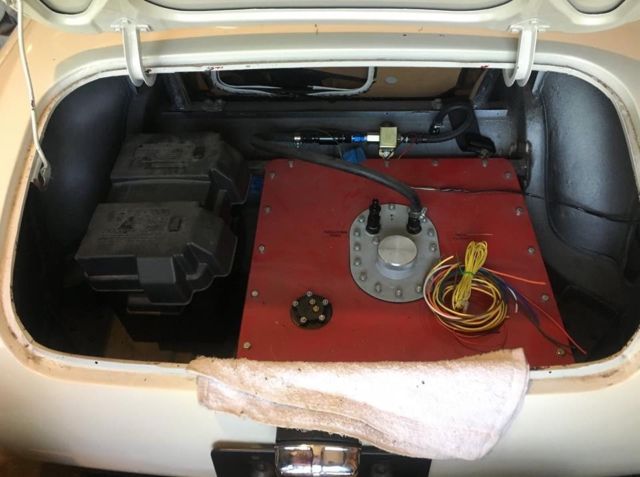 1965 White Austin Healey Sprite Convertible