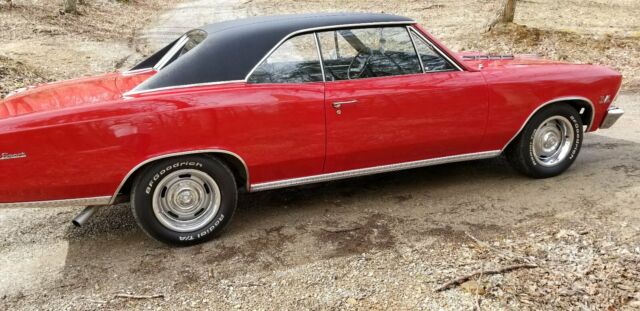 1966 Red Chevrolet Chevelle 2 dr hardtop