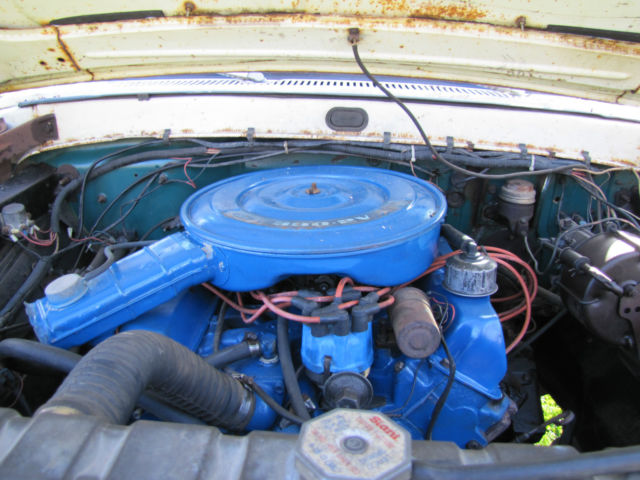 1966 White over Green Ford F-100 Pick-up