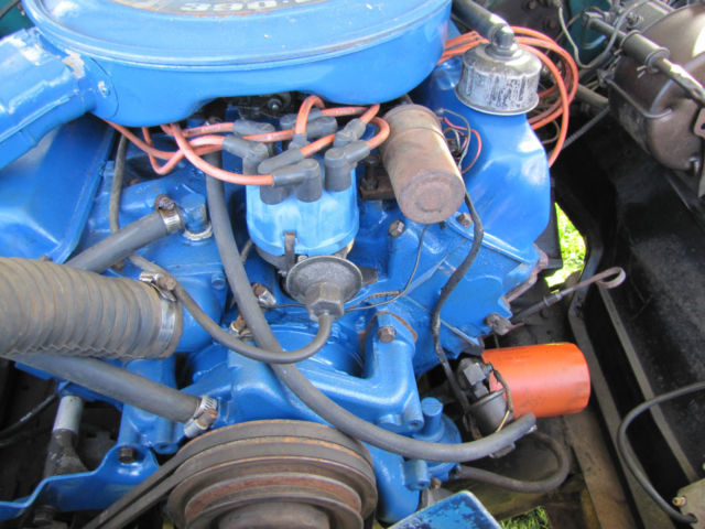 1966 White over Green Ford F-100 Pick-up