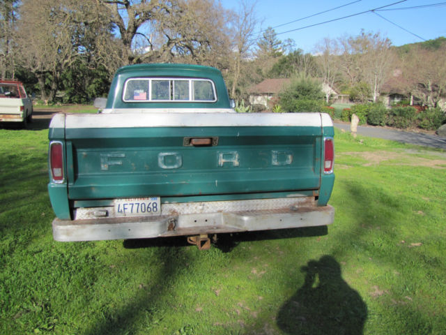 1966 White over Green Ford F-100 Pick-up
