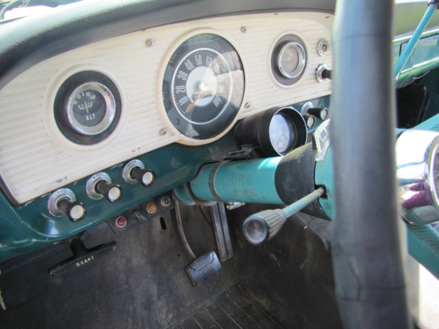 1966 White over Green Ford F-100 Pick-up