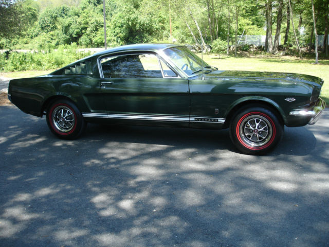 1966 Green Ford Mustang Fastback