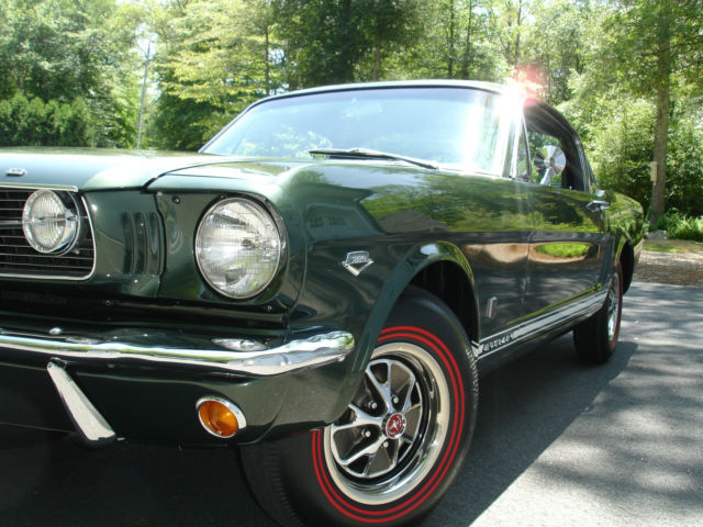 1966 Green Ford Mustang Fastback