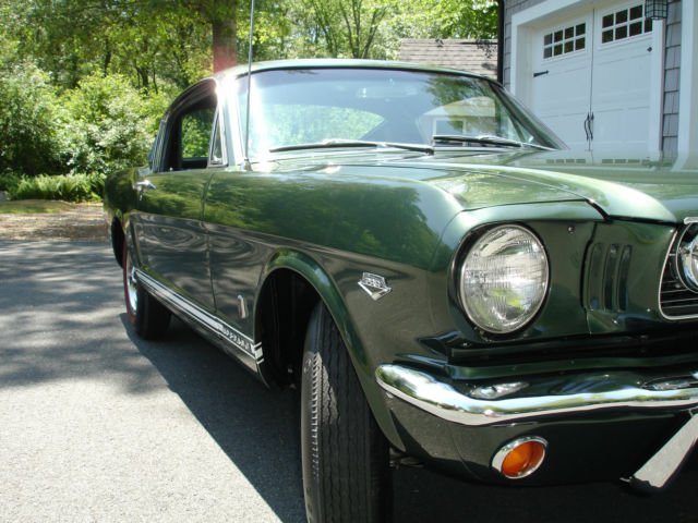 1966 Green Ford Mustang Fastback