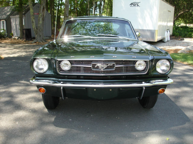1966 Green Ford Mustang Fastback