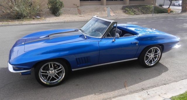 1967 2016 Laguna Blue Tint Coat Chevrolet Corvette Convertible