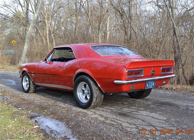1967 Red Chevrolet Camaro