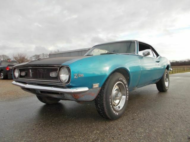 1968 Blue Chevrolet Camaro Coupe