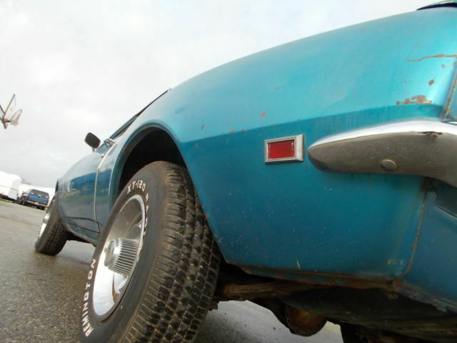 1968 Blue Chevrolet Camaro Coupe