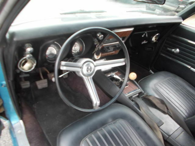 1968 Blue Chevrolet Camaro Coupe