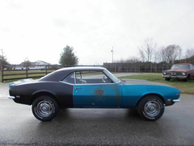1968 Blue Chevrolet Camaro Coupe