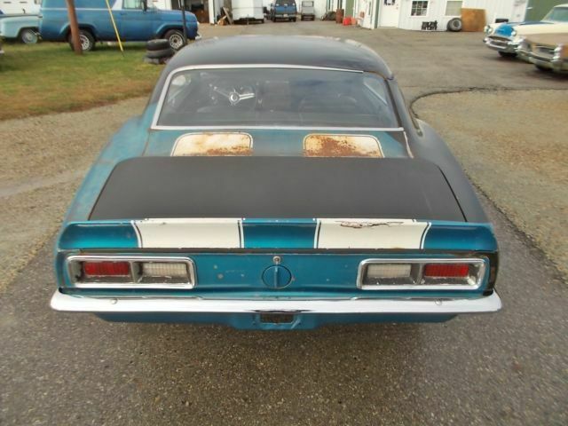 1968 Blue Chevrolet Camaro Coupe
