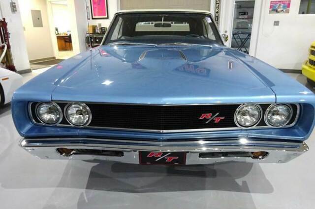 1968 Blue Dodge Coronet Convertible