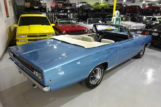 1968 Blue Dodge Coronet Convertible