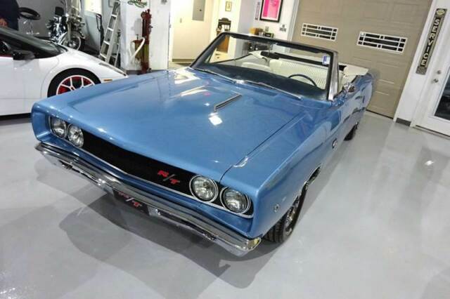 1968 Blue Dodge Coronet Convertible