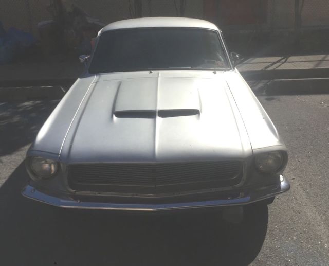 1968 Silver Ford Mustang Fastback