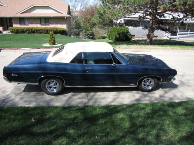1968 Presidential Blue Ford Galaxie Convertible
