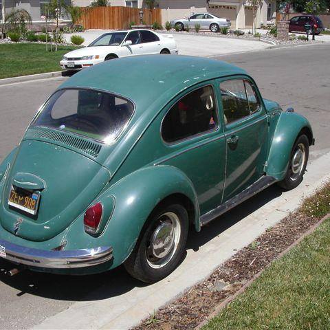 1968 Green Volkswagen Beetle - Classic 2-door