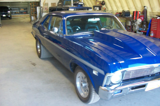 1969 Blue Chevrolet Nova Coupe