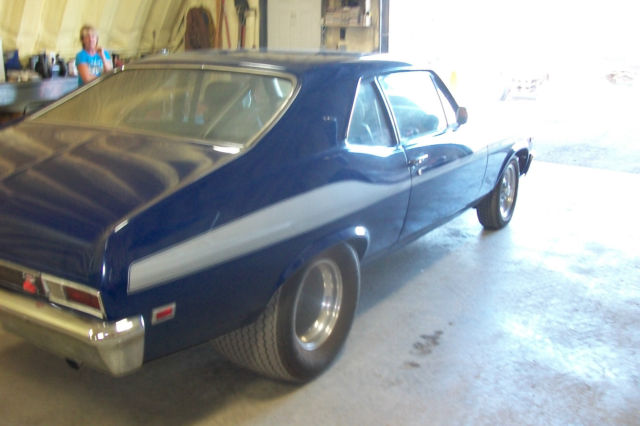 1969 Blue Chevrolet Nova Coupe