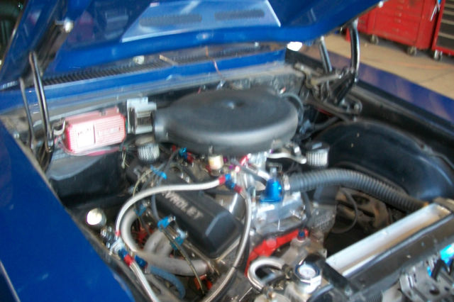 1969 Blue Chevrolet Nova Coupe