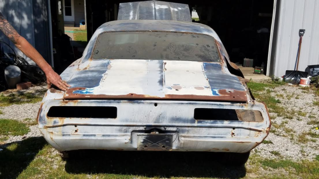 1969 Blue Chevrolet Camaro