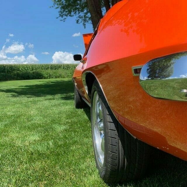 1969 Orange Chevrolet Camaro Coupe