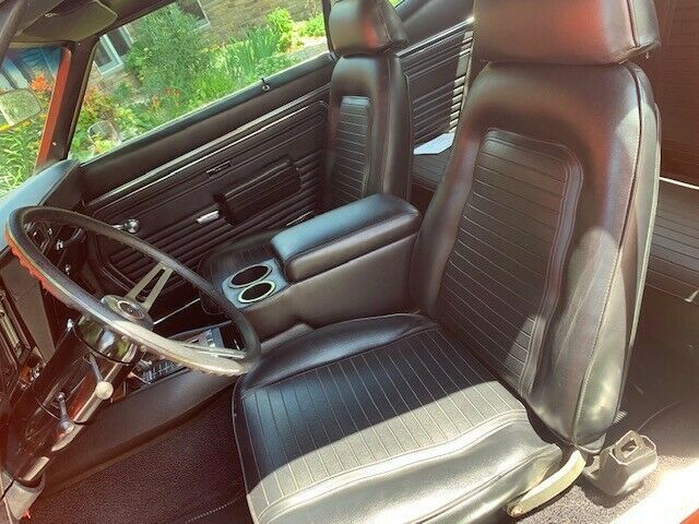 1969 Orange Chevrolet Camaro Coupe