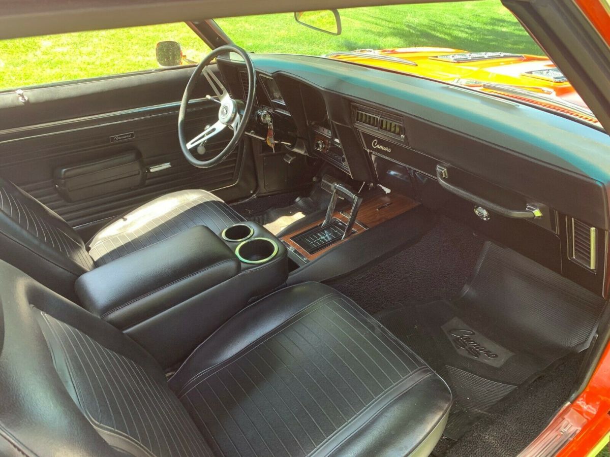 1969 Orange Chevrolet Camaro Coupe