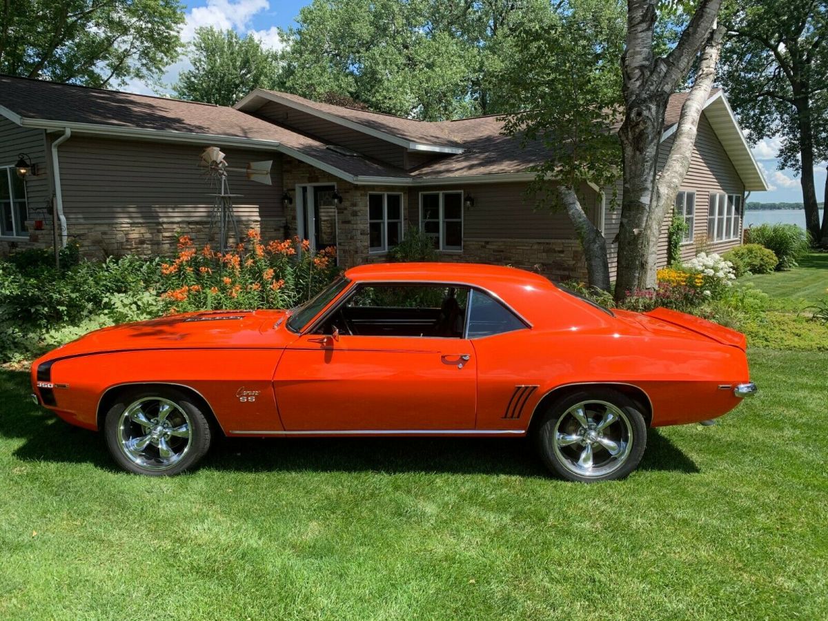 1969 Orange Chevrolet Camaro Coupe