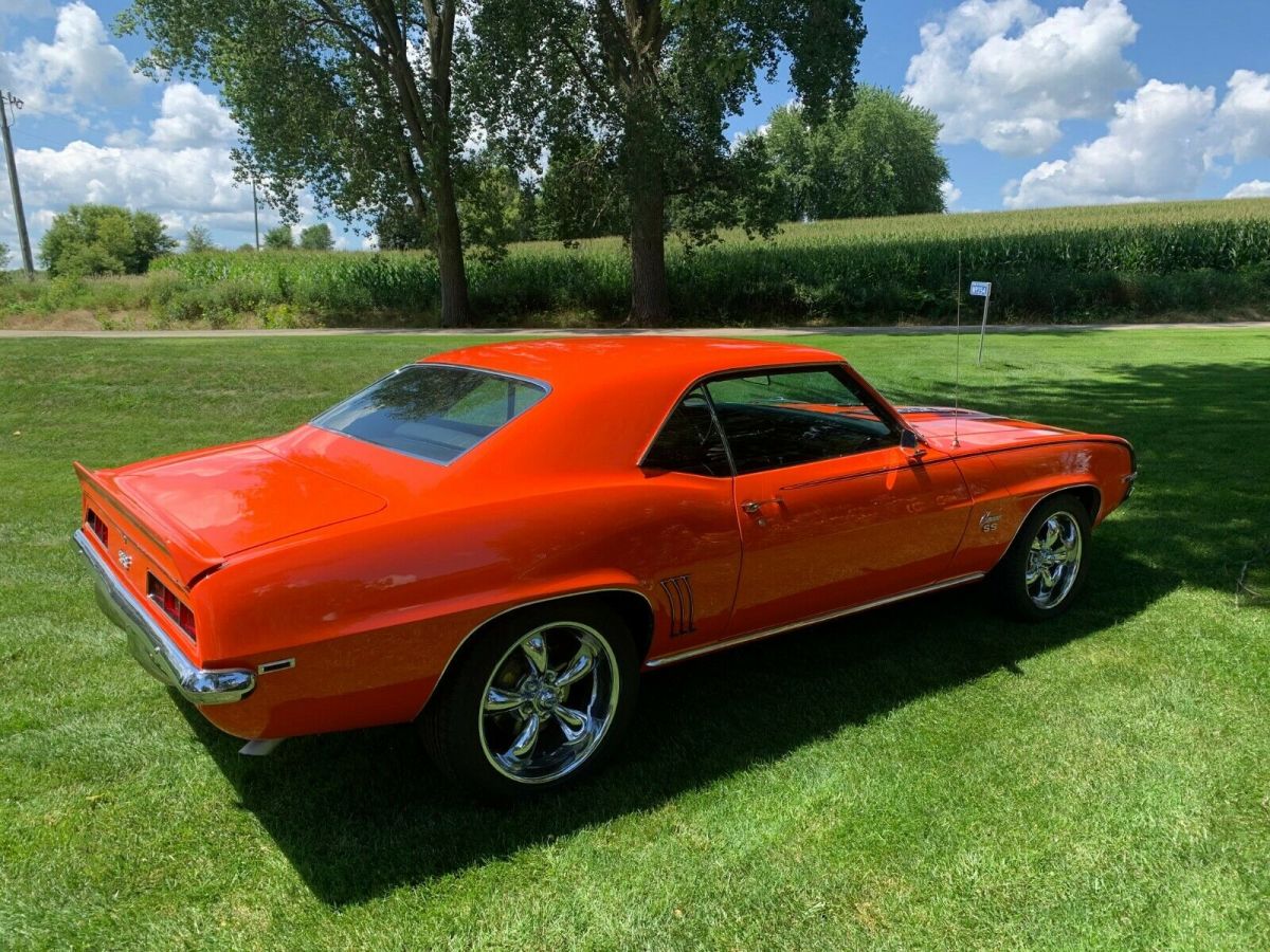 1969 Orange Chevrolet Camaro Coupe