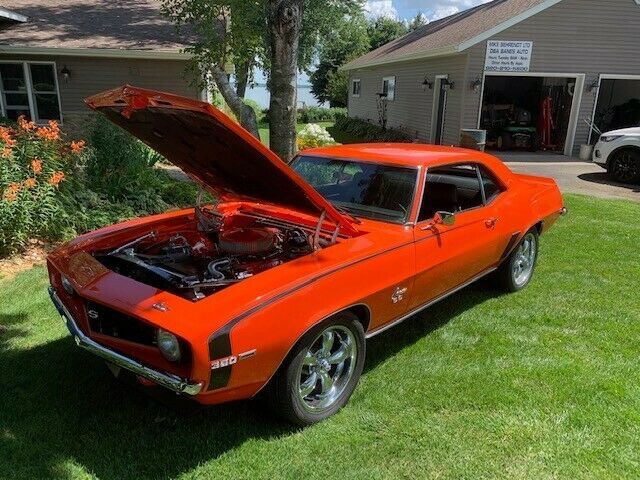 1969 Orange Chevrolet Camaro Coupe