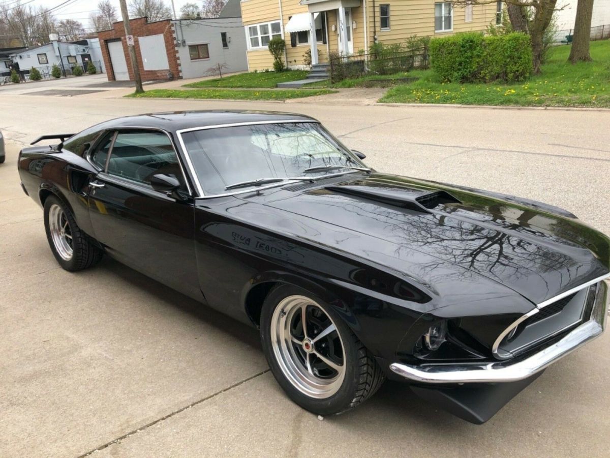 1969 Black Ford Mustang Fastback