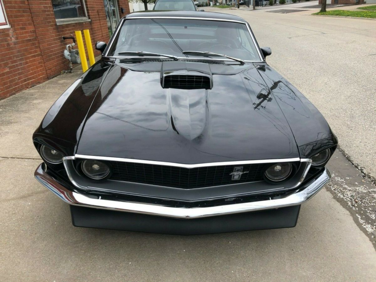 1969 Black Ford Mustang Fastback