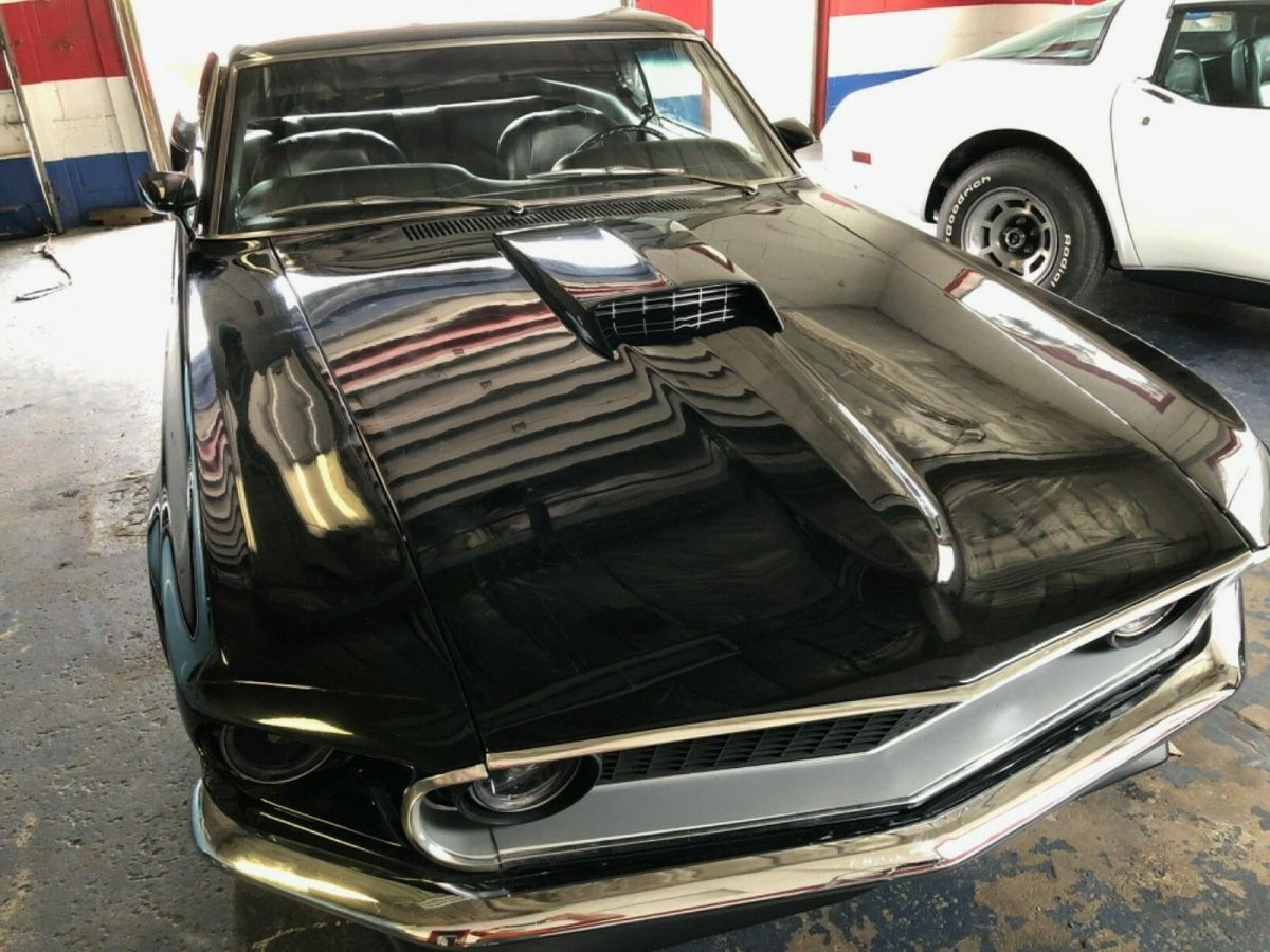 1969 Black Ford Mustang Fastback