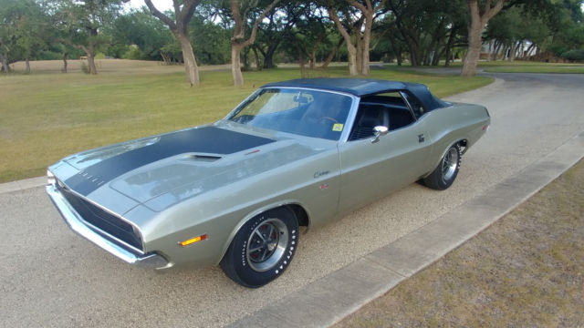 1970 Silver Dodge Challenger Convertible