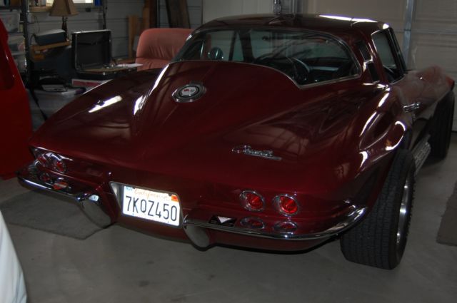 1965 custom Burgundy Chevrolet Corvette Coupe
