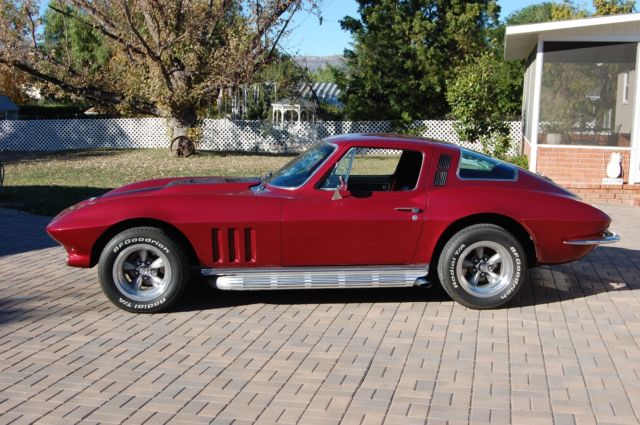 1965 custom Burgundy Chevrolet Corvette Coupe
