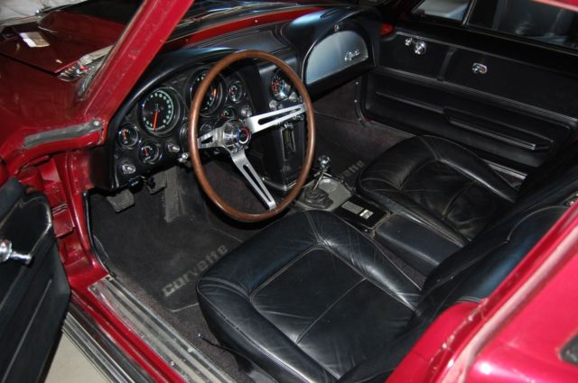 1965 custom Burgundy Chevrolet Corvette Coupe