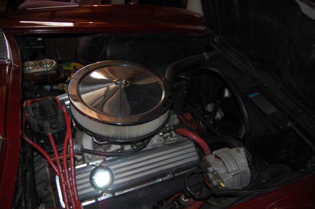 1965 custom Burgundy Chevrolet Corvette Coupe