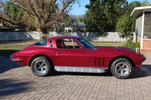 1965 custom Burgundy Chevrolet Corvette Coupe