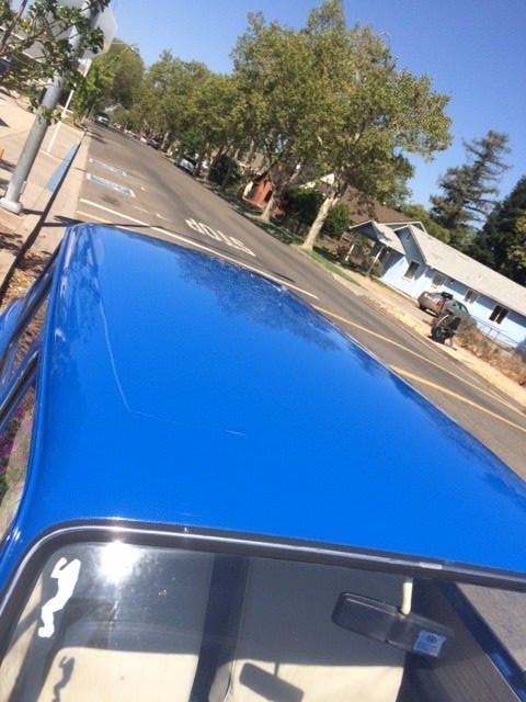 1972 Blue Volkswagen Type III