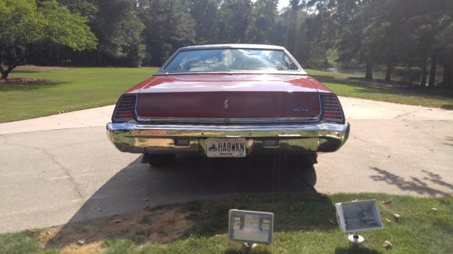 1973 Maroon Chevrolet Monte Carlo Coupe