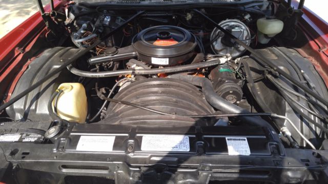 1973 Maroon Chevrolet Monte Carlo Coupe