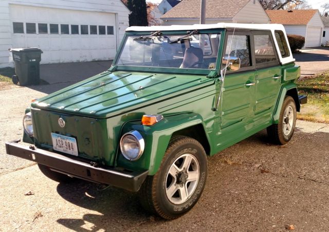 1974 Original VW Avocado Volkswagen Thing Convertible