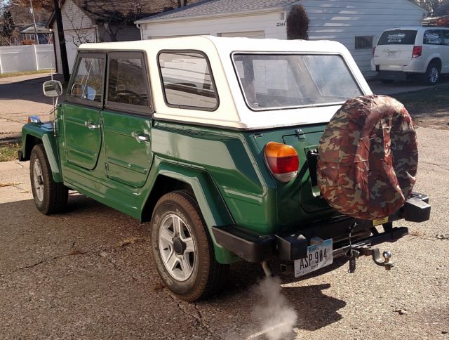 1974 Original VW Avocado Volkswagen Thing Convertible