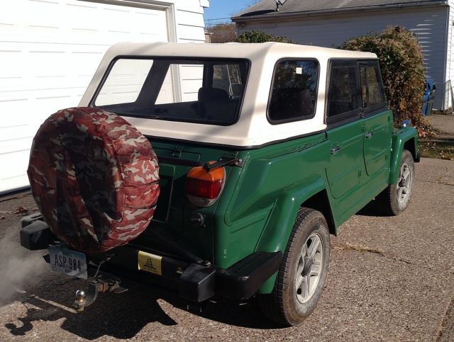 1974 Original VW Avocado Volkswagen Thing Convertible