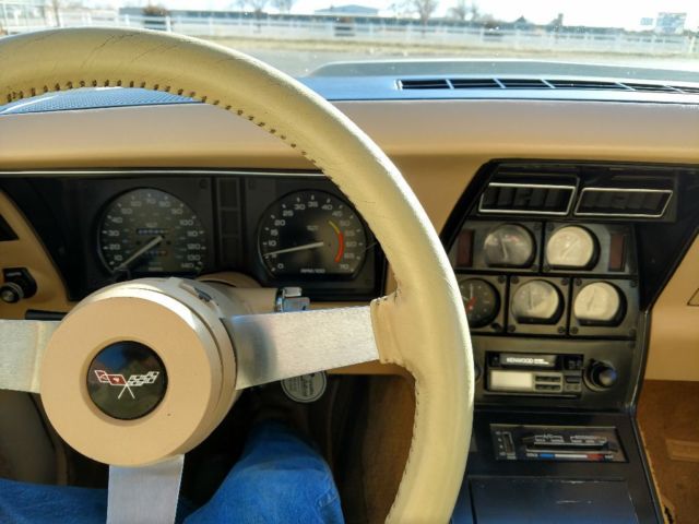 1979 Cream Chevrolet Corvette Coupe